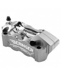Pinza de freno de 4 pistones Radial Aerotec® Izquierda (108mm entre tornillos). Color TITANIO. (4R11AT)