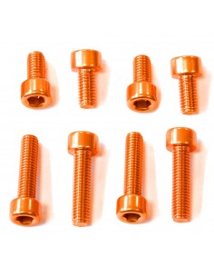 Kit tornillería tapón depósito Pro-Bolt aluminio TDU060O Naranja