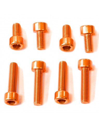 Kit tornillería tapón depósito Pro-Bolt aluminio THO089O Naranja