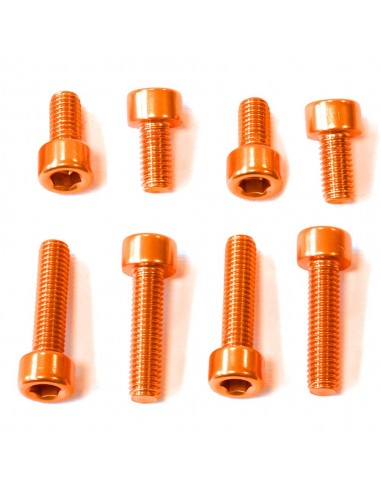 Kit tornillería tapón depósito Pro-Bolt aluminio TKA243O Naranja