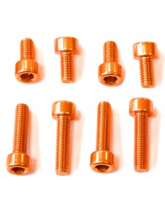 Kit tornillería tapón depósito Pro-Bolt aluminio TMOTO Naranja