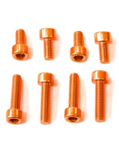 Kit tornillería tapón depósito Pro-Bolt aluminio TOAP50O Naranja