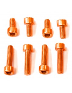 Kit tornillería tapón depósito Pro-Bolt aluminio TTR112O Naranja