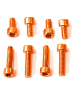 Kit tornillería tapón depósito Pro-Bolt aluminio TTRIO Naranja