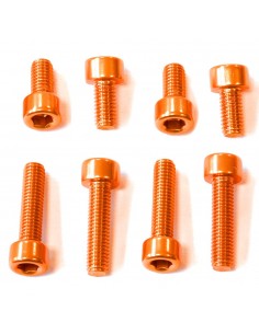 Kit tornillería tapón depósito Pro-Bolt aluminio TYA015O Naranja