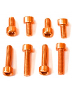 Kit tornillería tapón depósito Pro-Bolt aluminio TYA155O Naranja