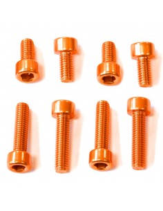 Kit tornillería tapón depósito Pro-Bolt aluminio TYA430O Naranja