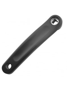 Biela izquierda alumnio 170mm. Negra