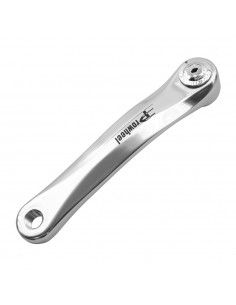 Biela Izquierda Aluminio. Plata. 170 mm. Eje Cuadrado