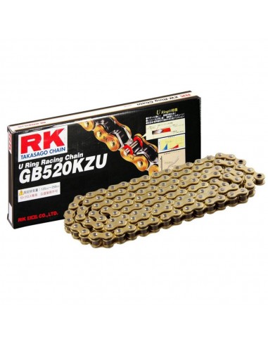 Cadena RK GB520KZU con 30 eslabones oro