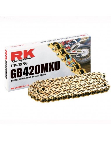 Cadena RK GB420MXU con 30 eslabones oro