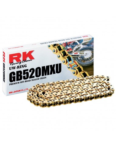 Cadena RK GB520MXU con 30 eslabones oro