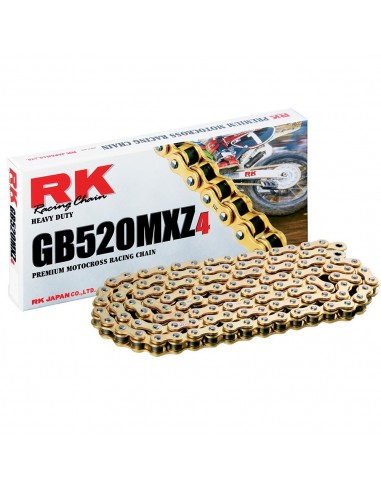 Cadena RK GB520MXZ4 con 30 eslabones oro