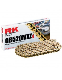 Cadena RK GB520MXZ4 con 60 eslabones oro