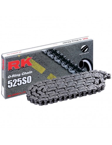 Cadena RK 525SO con 36 eslabones negro