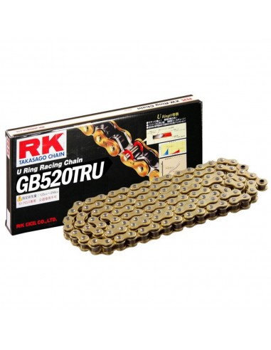 Cadena RK GB520TRU con 30 eslabones oro