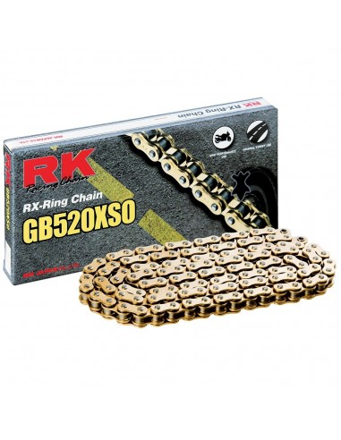 Cadena RK GB520XSO con 30 eslabones oro