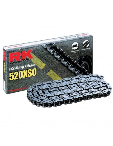 Cadena RK 520XSO con 30 eslabones negro