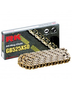 Cadena RK GB525XSO con 86 eslabones oro