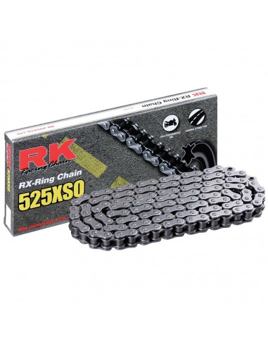 Cadena RK 525XSO con 30 eslabones negro