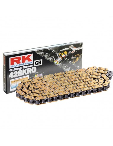 Cadena RK GB428KRO con 30 eslabones oro