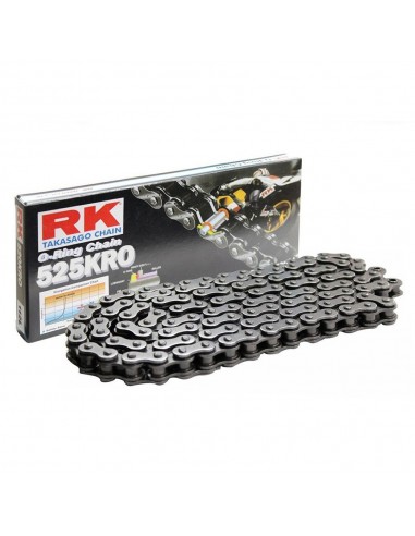 Cadena RK 525KRO con 30 eslabones negro