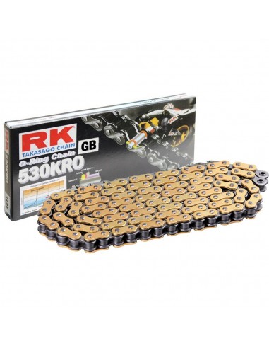 Cadena RK GB530KRO con 30 eslabones oro