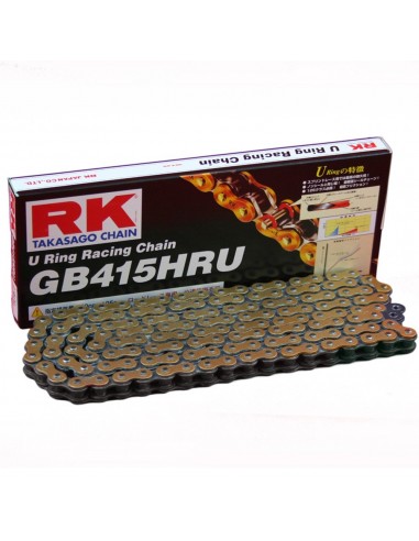 Cadena RK GB415HRU con 126 eslabones oro