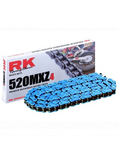 Cadena RK FB520MXZ4 con 84 eslabones azul