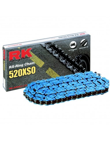 Cadena RK FB520XSO con 84 eslabones azul