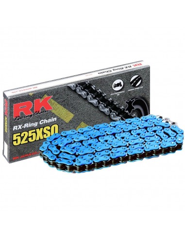 Cadena RK FB525XSO con 84 eslabones azul