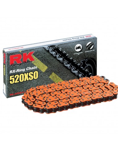 Cadena RK FO520XSO con 86 eslabones naranja