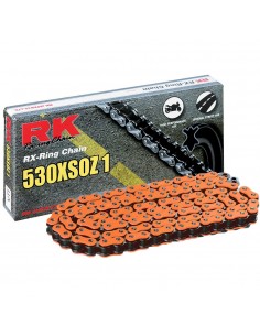 Cadena RK FO530XSOZ1 con 98 eslabones naranja