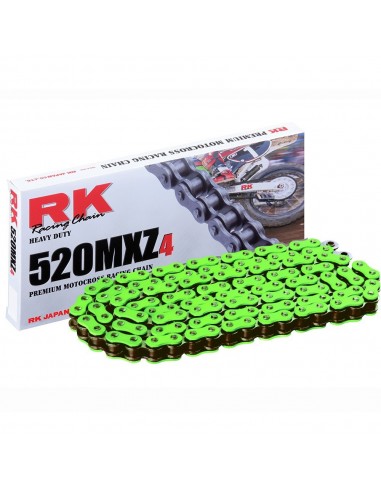 Cadena RK FG520MXZ4 con 84 eslabones verde