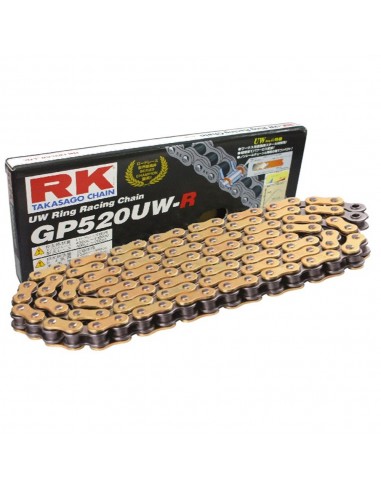 Cadena RK GB520UWR con 120 eslabones oro