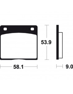 Pastillas de freno Tecnium MA12 Orgánicas