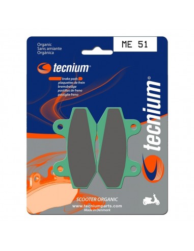 Pastillas de freno Tecnium Scooter orgánicas ME51