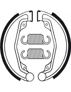 Zapatas de freno Tecnium BA023