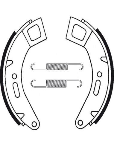 Zapatas de freno Tecnium BA184