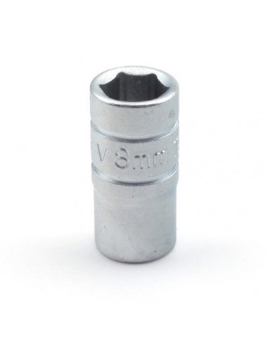 "LLAVE DE VASO HEXAGONAL 1/4" 8 MM"