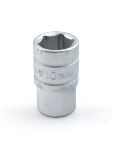 "LLAVE DE VASO HEXAGONAL 1/4" 10 MM"