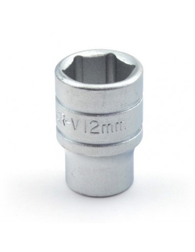 "LLAVE DE VASO HEXAGONAL 1/4" 12 MM"